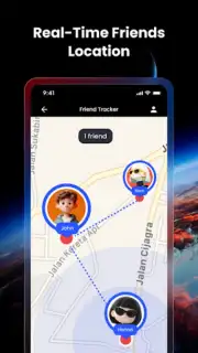 Live Earth Map & GPS Tracker captura 5
