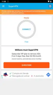 SuperVPN Fast VPN Client captura 4