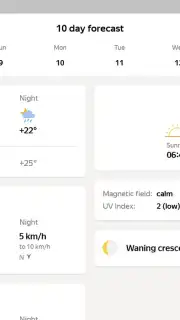 Yandex.Weather captura 3