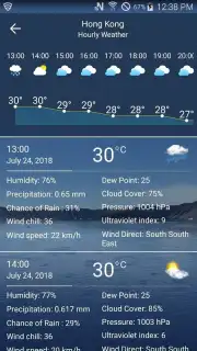 Live Weather Forecast captura 1
