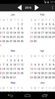 SG Calendar captura 4
