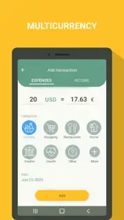 Money manager & expenses captura 16