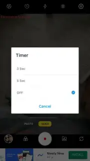 Timestamp Camera captura 10