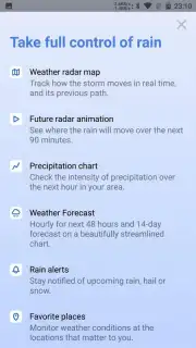 RainViewer captura 2