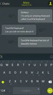 Android L Lime TouchPal Theme captura 2