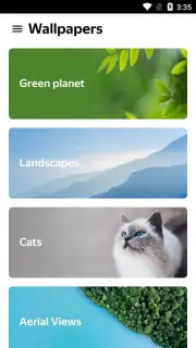 Yandex Launcher captura 5
