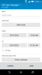 HTC Calendar captura 7