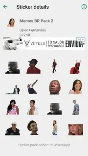 Brazil Funny Memes - Stickers Whatsapp captura 2