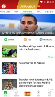 All Football - News & Scores captura 8