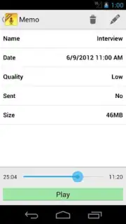 Audio Memos captura 5