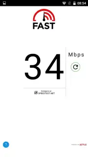 FAST Speed Test captura 1