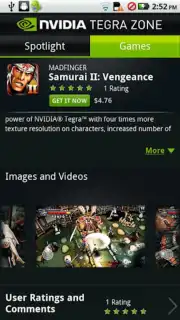 NVIDIA TegraZone captura 3