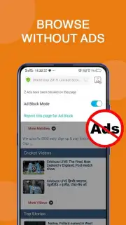 Vivo Browser captura 1