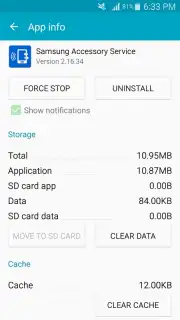 Samsung Accessory Service captura 4