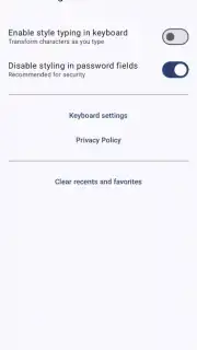 Glyphsy – Stylish Keyboard captura 7