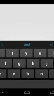 Android Keyboard (AOSP) captura 1