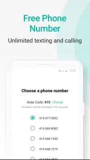 2ndLine Second Phone Number captura 1