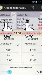 Arbeitszeiterfassung captura 6