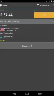 Hideman VPN captura 3
