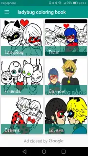Coloring Ladybug & Blackcat captura 6