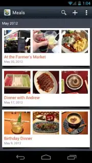 Evernote Food captura 1