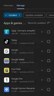 Google Play captura 15