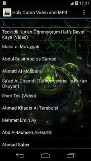 Holy Quran video and MP3 captura 6