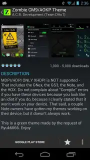 Theme Chooser Themes captura 1