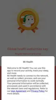Mi Health captura 2