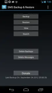 SMS Backup and Restore captura 4