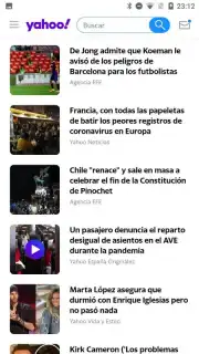 Yahoo Lite captura 1