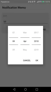Notification Memo captura 3