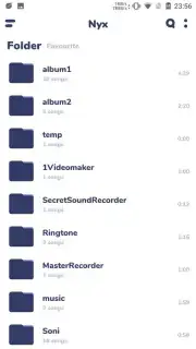 Nyx Music Player captura 3