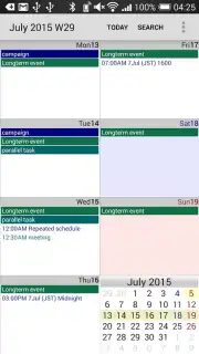 Calendar Pad captura 3
