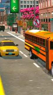 School Bus Driving Games 3D captura 5