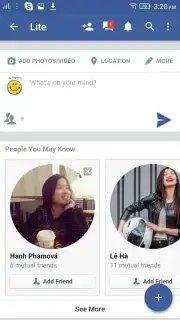 Lite Messenger FB captura 6