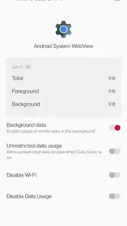 Android System WebView captura 1