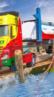 Oil Tanker Transport Offroad Truck Driver captura 2