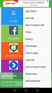 Pak Browser captura 6