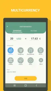 Money manager & expenses captura 12