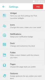 Flick Launcher captura 3