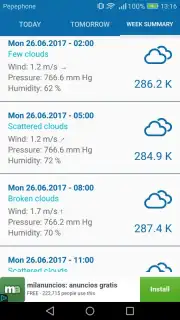 Offline Weather Forecast captura 5