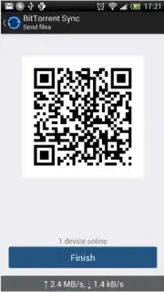 BitTorrent Sync captura 1