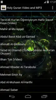 Holy Quran video and MP3 captura 5