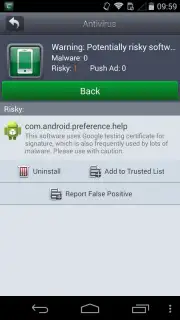 Comodo Security & Antivirus captura 4