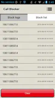 Call Blocker captura 5