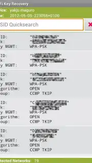 WiFi Key Recovery captura 1