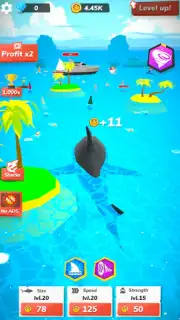 Idle Shark World - Tycoon Game captura 2