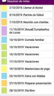 Calendario Laboral Argentina captura 2