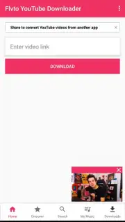 Flvto YouTube Downloader captura 1